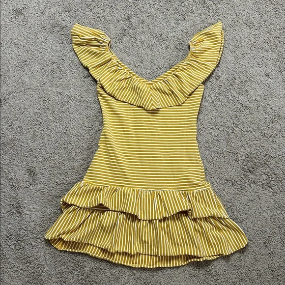 Saylor Stripe Knit Ruffle Dress - Picture 6 of 8